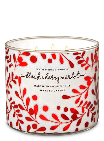 Bath and Body Works Scented Candle Black Cherry Merlot 14.5 oz