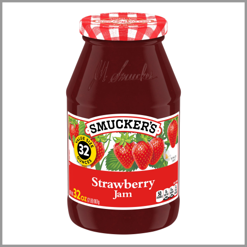 Smuckers Jam Strawberry 32oz