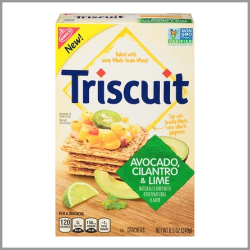 Nabisco Crackers Triscuit Avocado Cilantro and Lime 8.5oz