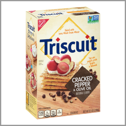 Nabisco Crackers Triscuit Cracked Pepper and Olive Oil 8.5oz