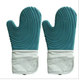 Homerely Silicone Heat Proof Gloves Green 2pc
