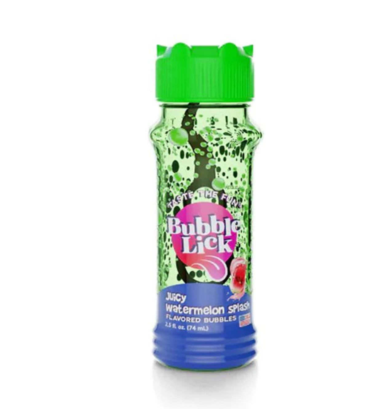 Bubble Lick Flavored Edible Bubbles Watermelon 2.5oz