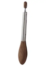 Homerely Non Stick Wood Cooking Tong Dark