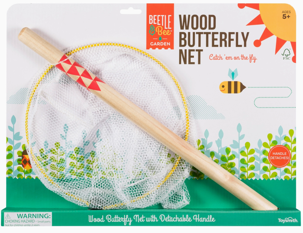 Toysmith Beetle and Bee Butterfly Net