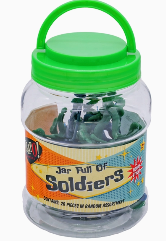 Neato Jar Full of Soldiers 20pcs