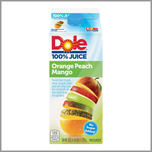 Dole Juice Orange Peach Mango 59floz