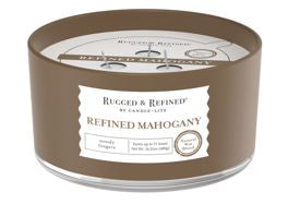 Candle Lite Company Rugged and Refined Mahogany 16.25oz