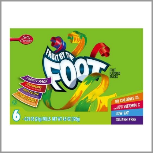 Betty Crocker Fruit by the Foot Fruit Snacks Variety Pack 6pk