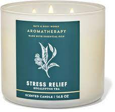 Bath and Body Works Scented Candle Stress Relief 14.5oz