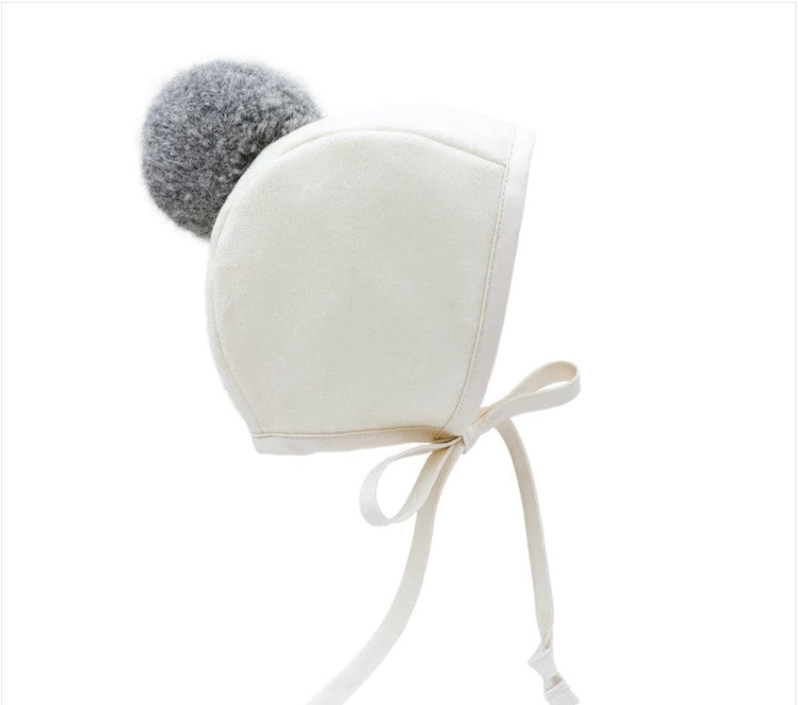 Briar Pom Bonnet Piper 3 to 6 mos