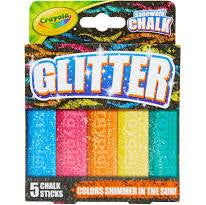Game On Go Glitter Chalk 5pk
