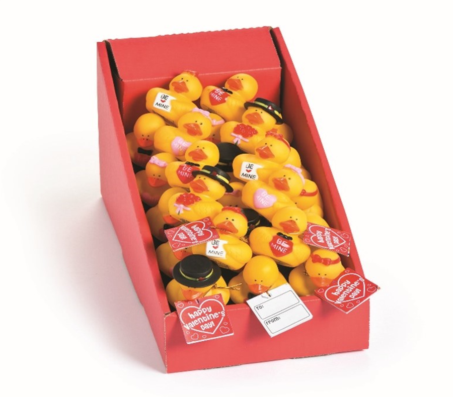 Valentines Rubber Duck 1ea
