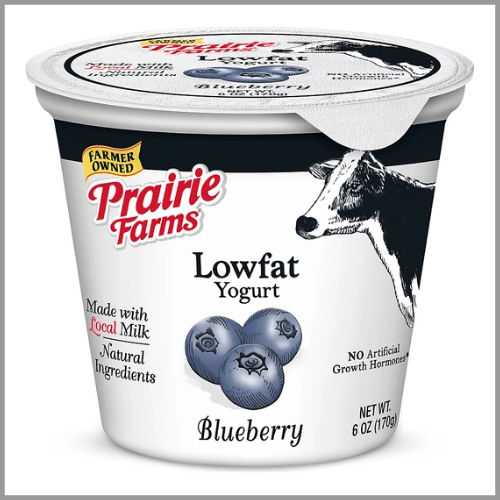 Prairie Farms Yogurt Lowfat Blueberry 6oz