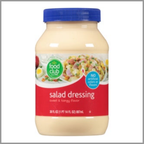 Food Club Salad Dressing Sweet and Tangy 30oz