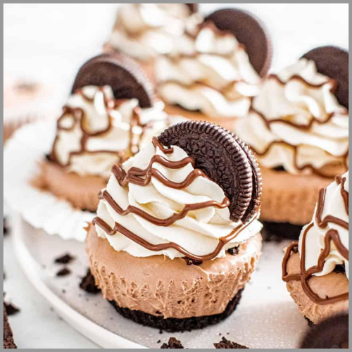 Homemade Dessert Dish - GF Mini Nutella Cheesecakes 15-20servings