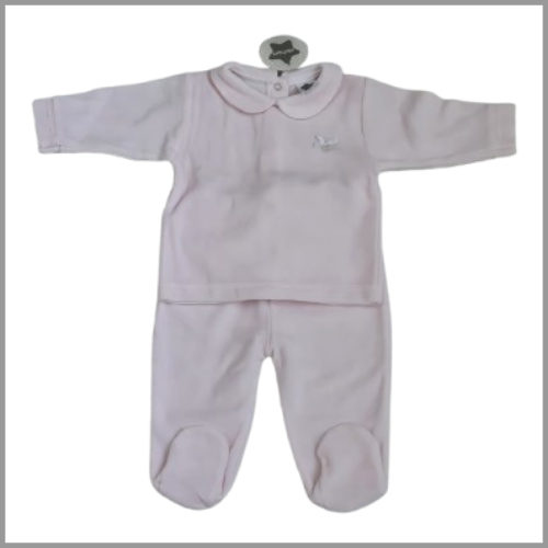 Velvet Set 2pc Pink 6mo