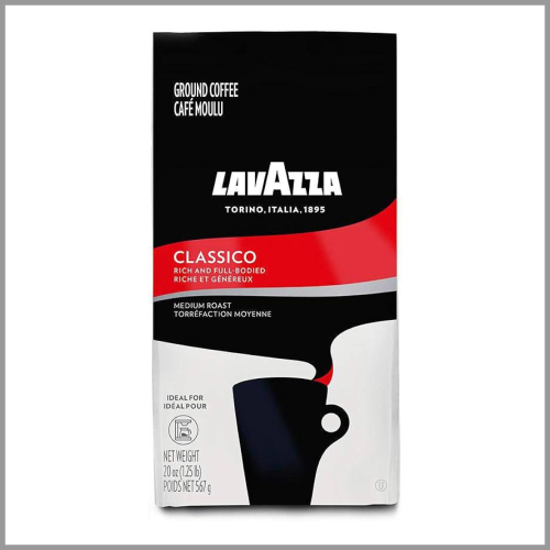 LavAzza Coffee Classico Medium Roast Ground 20oz