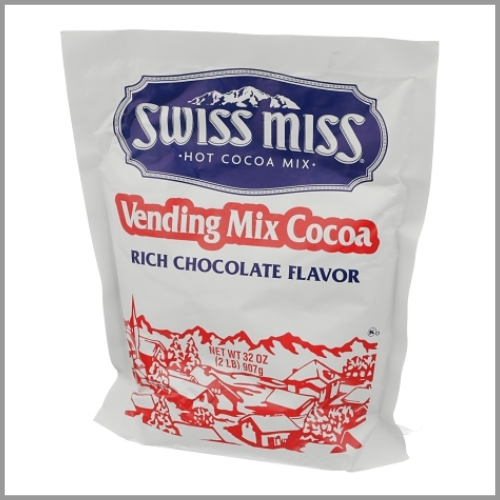 Swiss Miss Vending Hot Cocoa Mix Rich Chocolate 2lbs