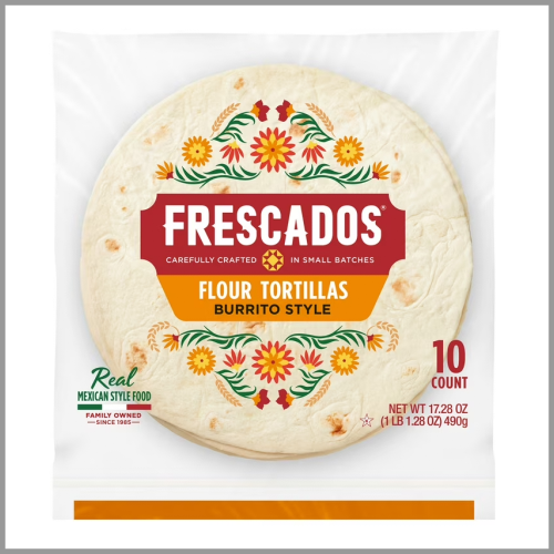 Frescados Flour Tortillas Burrito Style 10pk