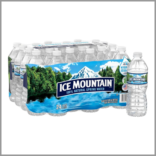 Ice Mountain Spring Water 16.9oz 24pk