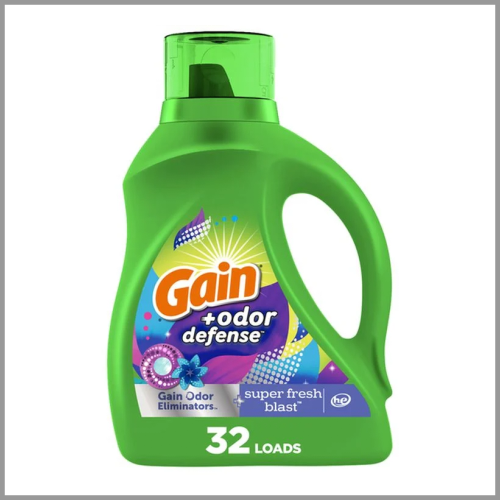 Gain Plus Odor Defense Super Fresh Blast Laundry Detergent 46oz