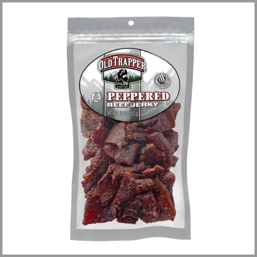 Old Trapper Beef Jerky Peppered 10oz
