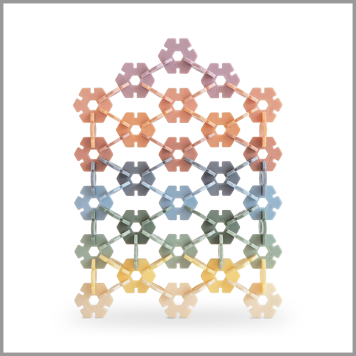 Mushie HEX Connect Building Toy Set