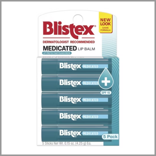 Blistex Lip Balm Medicated 0.15oz 4pk