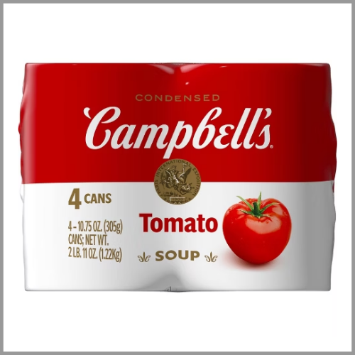 Campbells Soup Tomato 10.75oz 4pk