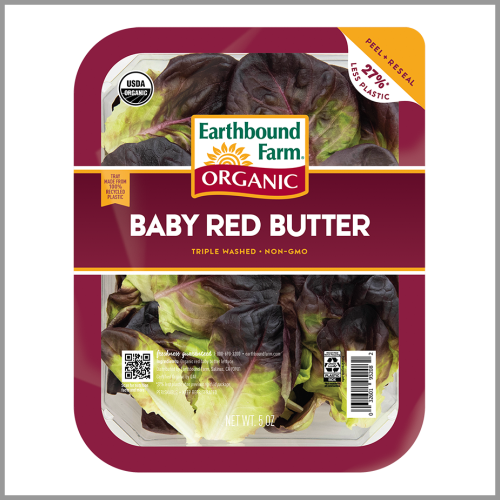 Earthbound Farm Organic Lettuce Baby Red Butter 5oz