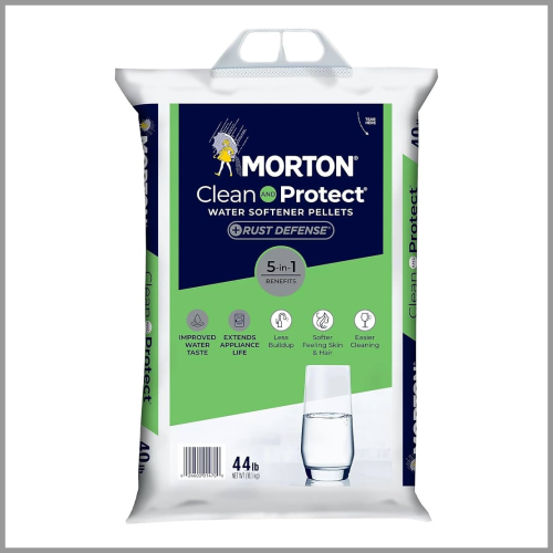 Morton Clean and Protect Water Softener Pellets with Rust Defense 44lbs