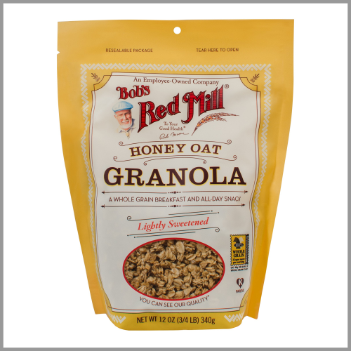 Bobs Red Mill Honey Oat Granola 12oz