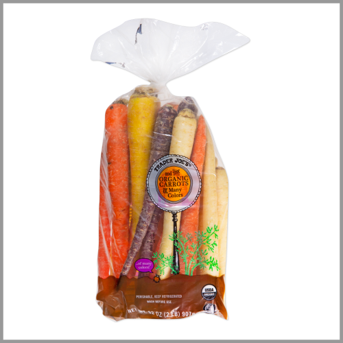 Trader Joes Organic Carrots of Many Colors 32oz