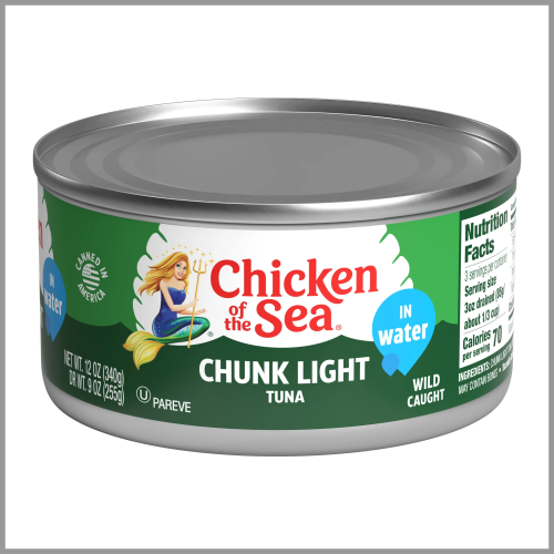 Chicken of the Sea Chunk Light Tuna in Water 12oz