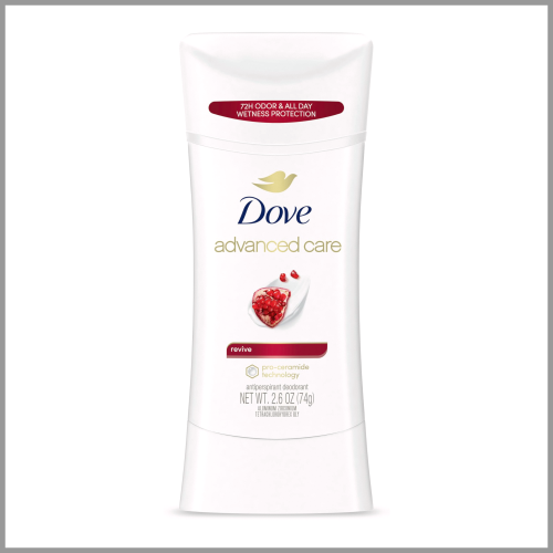 Dove Womens Deodorant Advanced Care Revive 48hr Antiperspirant 2.6oz