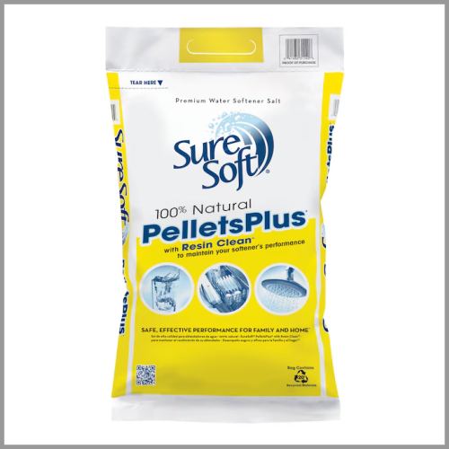 SureSoft Pellets Plus Water Softener Salt with Resin Clean 40lb