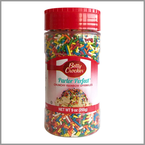 Betty Crocker Parlor Perfect Rainbow Sprinkles 9oz