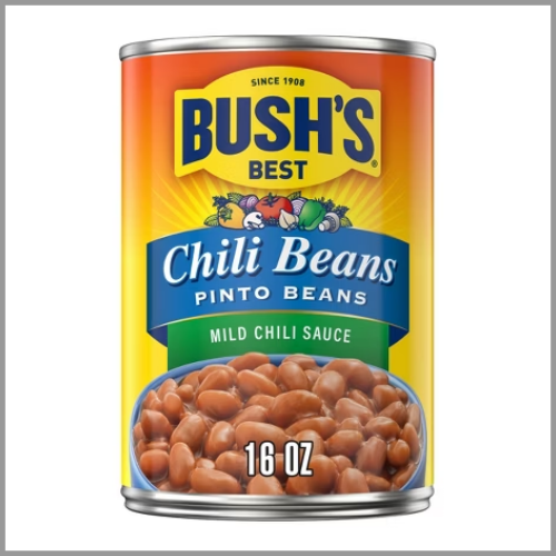 Bushs Pinto Beans in Mild Chili Sauce 16oz