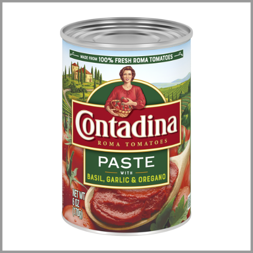 Contadina Tomato Paste with Basil Garlic and Oregano 6oz