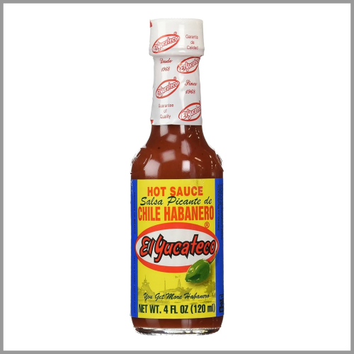 El Yucateco Hot Sauce Chile Habanero Red 4oz