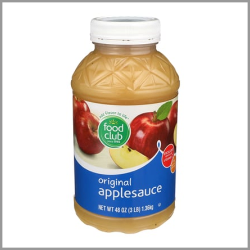 Food Club Applesauce Original 48oz