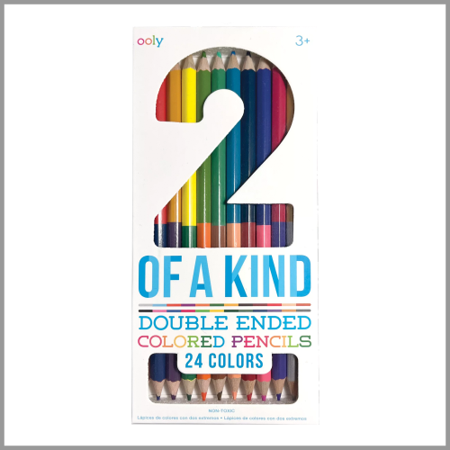 Ooly 2 of A Kind Double Ended Colored Pencils 12ct