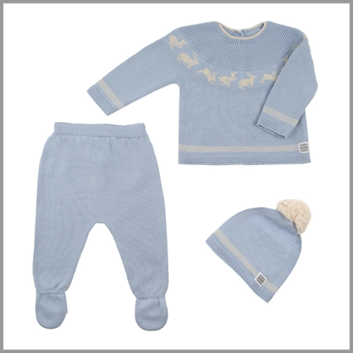 Minutus Takao Baby Set Blue 3pc 3mo