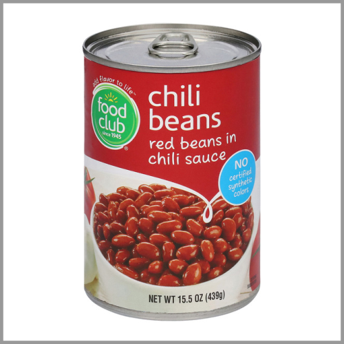 Food Club Chili Beans 15.5oz