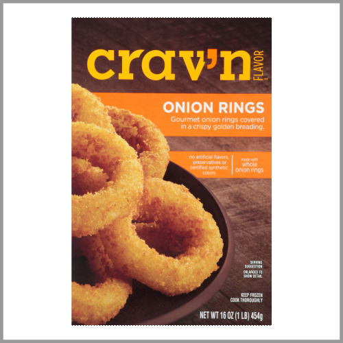 Cravn Onion Rings Crispy Golden 16oz