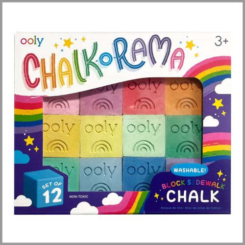 Ooly Chalk O Rama Block Sidewalk Chalk