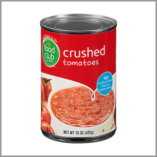 Food Club Crushed Tomatoes 15oz