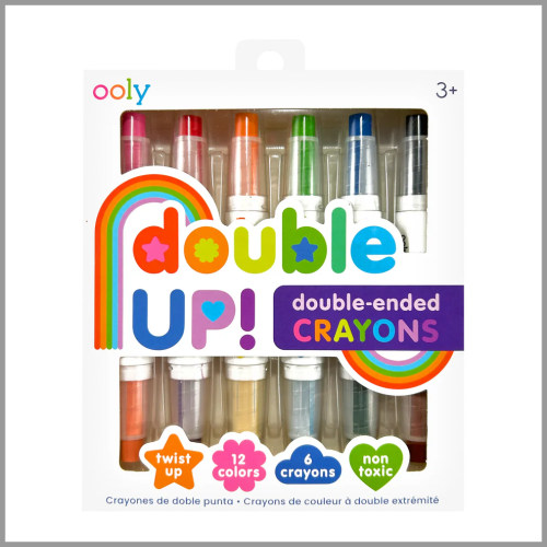 Ooly Double Up Double Ended Crayons Set of 6