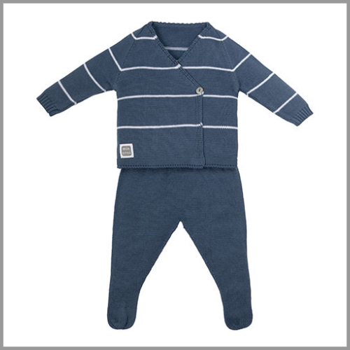 Minutus Nicky Baby Set Azulon 1-3mo