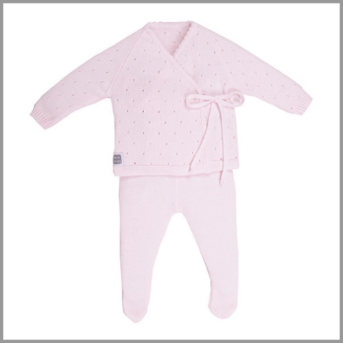 Minutus Aire Rosa Baby Set Rose 3-6mo